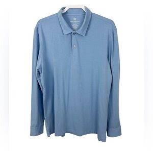 Mack Weldon Supima Cotton Long Sleeve Polo